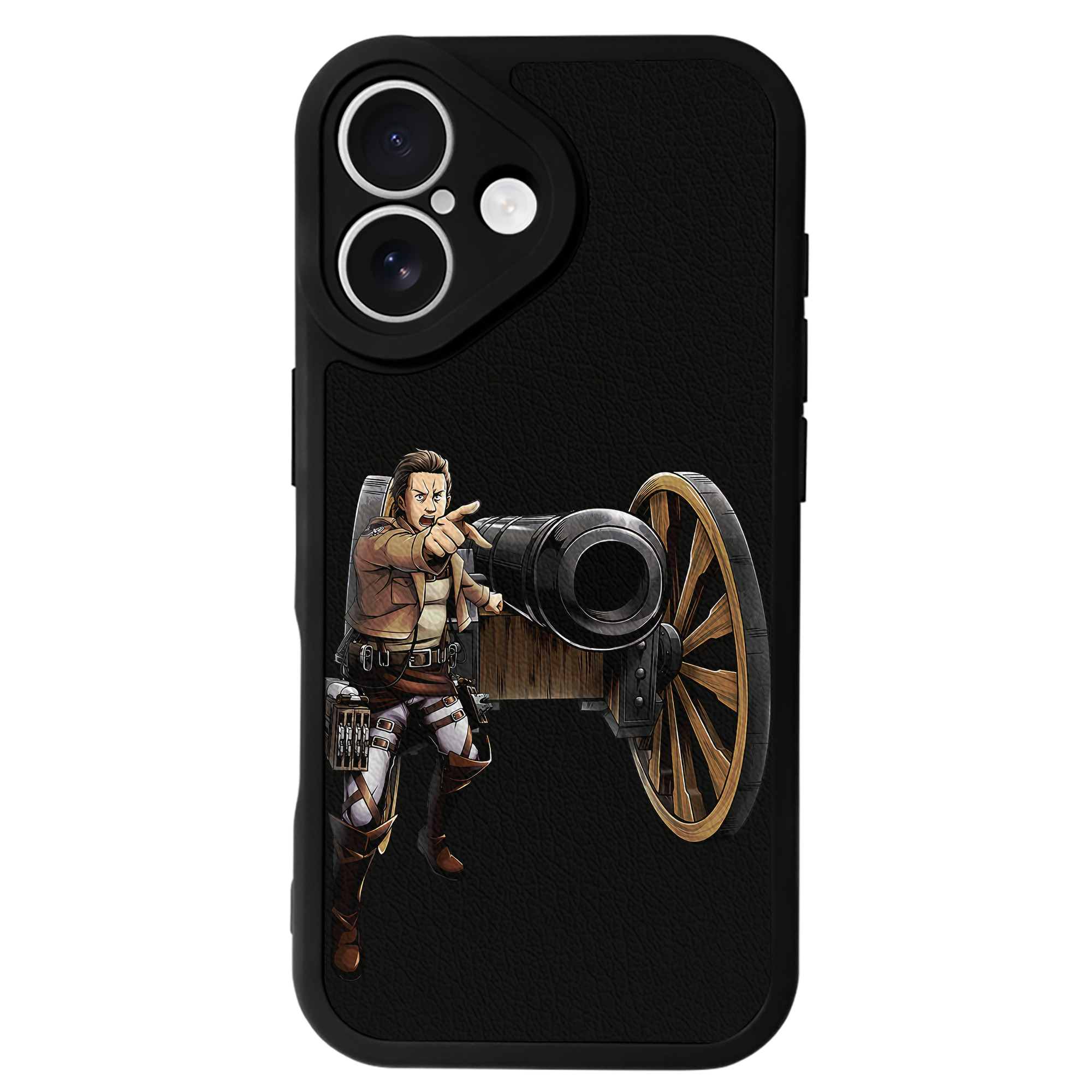 （画像用） 進撃の巨人 Attack on Titan 【iPhone 16シリーズ対応】シリコンスマホケース（レザー調） 材質：シリコン